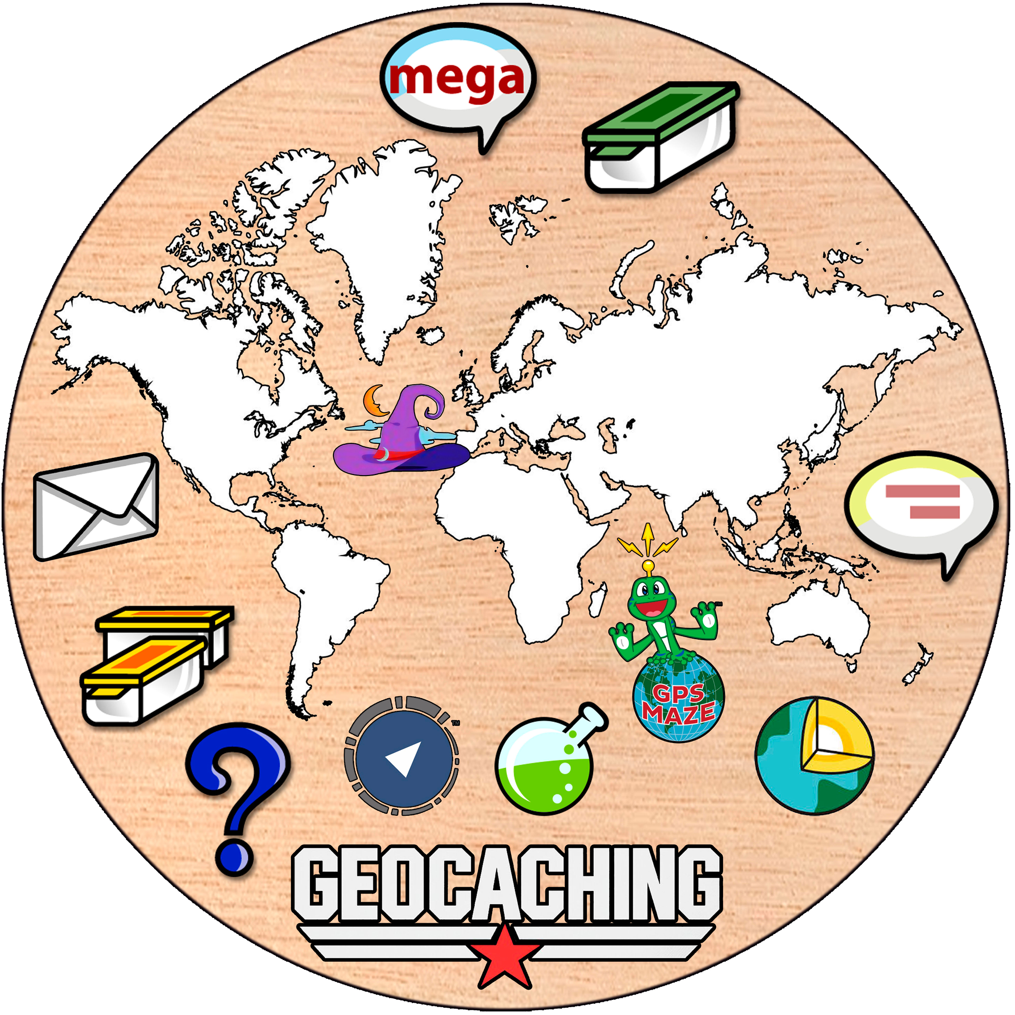 Woodcoin doble cara recuerdo de GcTalks 2025